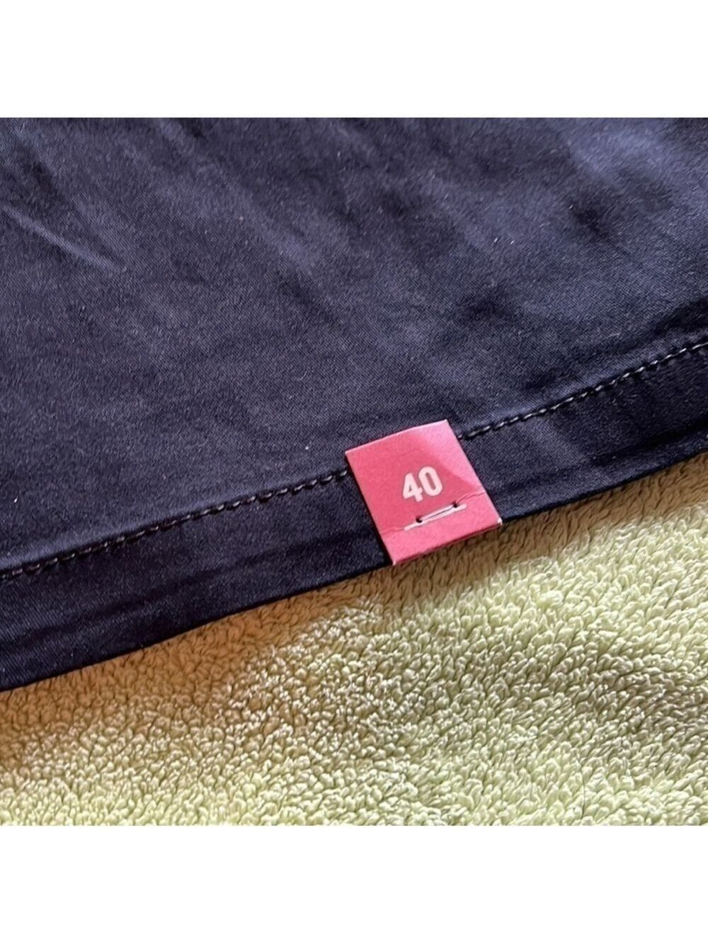 Arizona Jean Co Mens Navy Chino Shorts Flex Classic Fit Size 40 - Picture 3 of 5